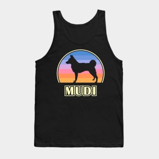 Mudi Vintage Sunset Dog Tank Top